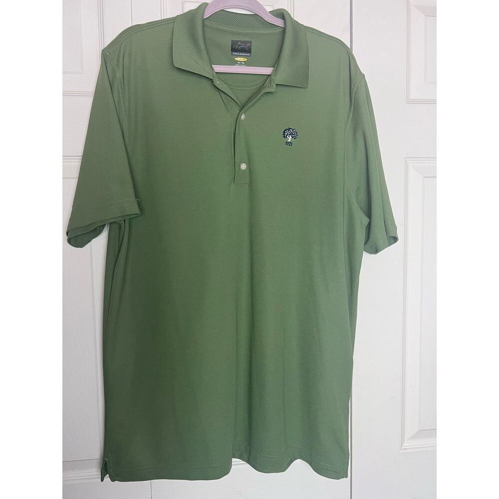Greg Norman Play Dry Men's Polo Shirt Short Sleeves Men's Size XL, Green